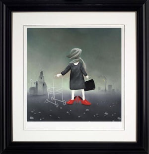 Sunday Best Framed Print on Paper by Artist Mackenzie Thorpe