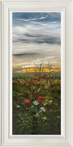 Sunlit Serenity Framed Signed Limited Edition Print on Board by Artist Kimberley Harris