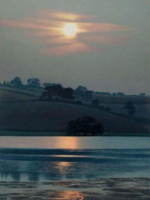 Sunset I Mounted Print on Paper by Artists Paul James