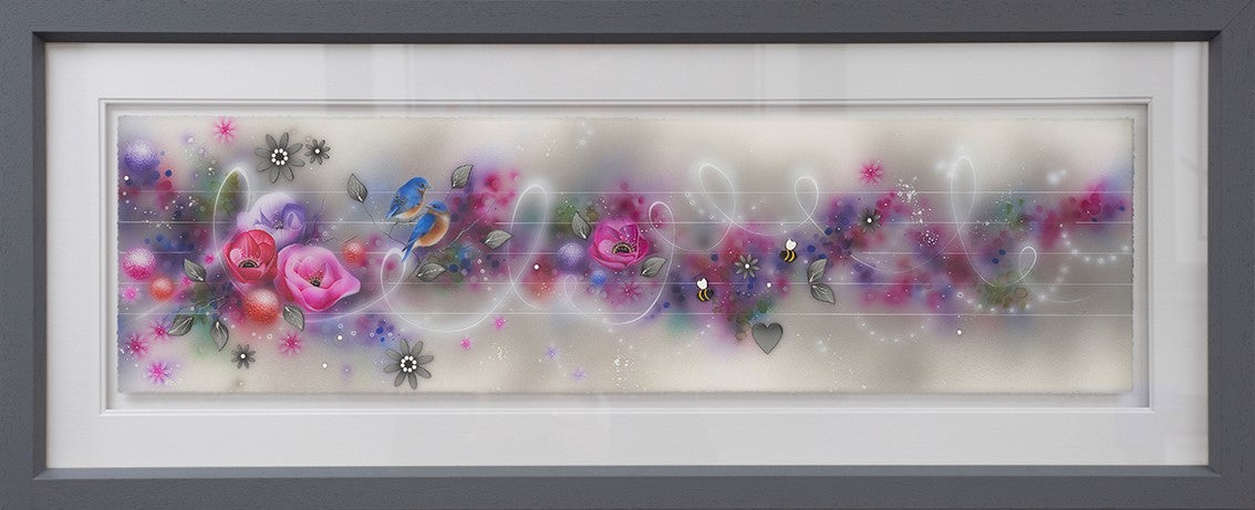 Symphony I Framed Print on Paper by Artist Kealey Farmer