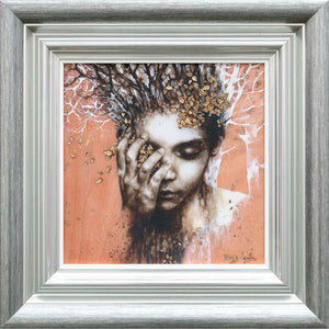 Tangled Roots Framed Mixed Media Print by Artist Kerry Darlington