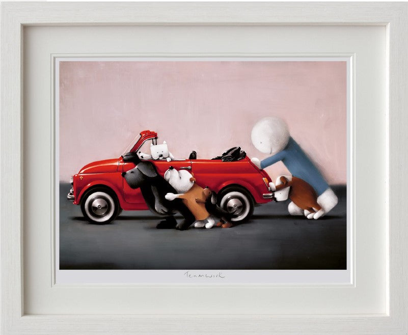 Teamwork Framed Print by Artist Doug Hyde