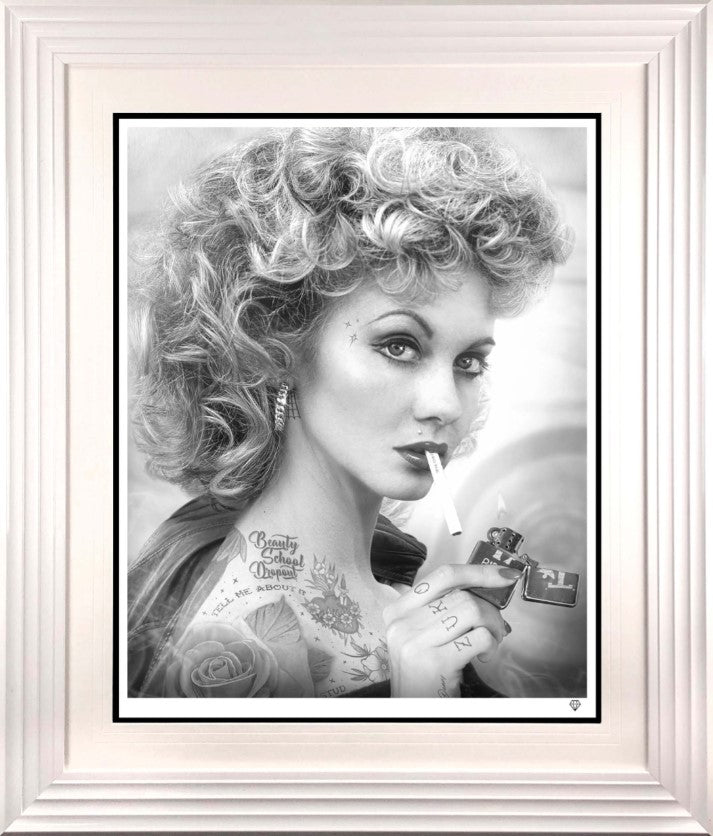 Tell Me About It Stud Framed Print on Paper by Artist JJ Adams