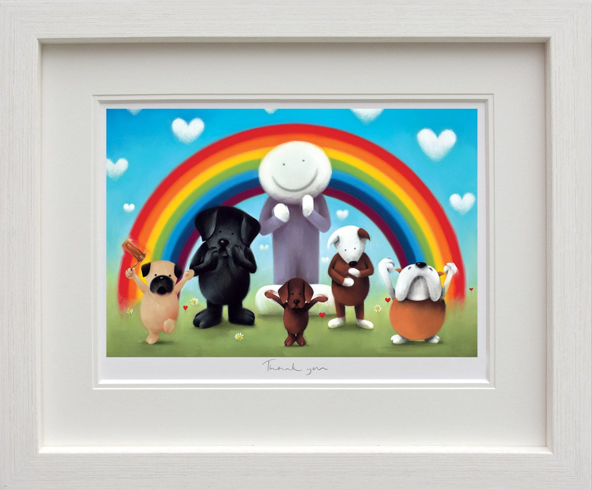 Thank You Frame Print by Artist Doug Hyde