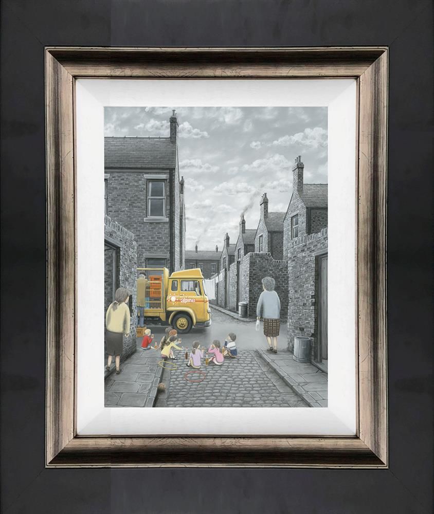 Thats Better Framed Print on Board by Artist Leigh Lambert