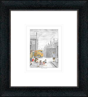 Thats Better Signed Framed Limited Edition Print on Paper by Artist Leigh Lambert