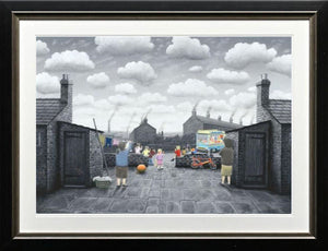 Thats Kept Them Quiet Framed Print on Paper by Artist Leigh Lambert