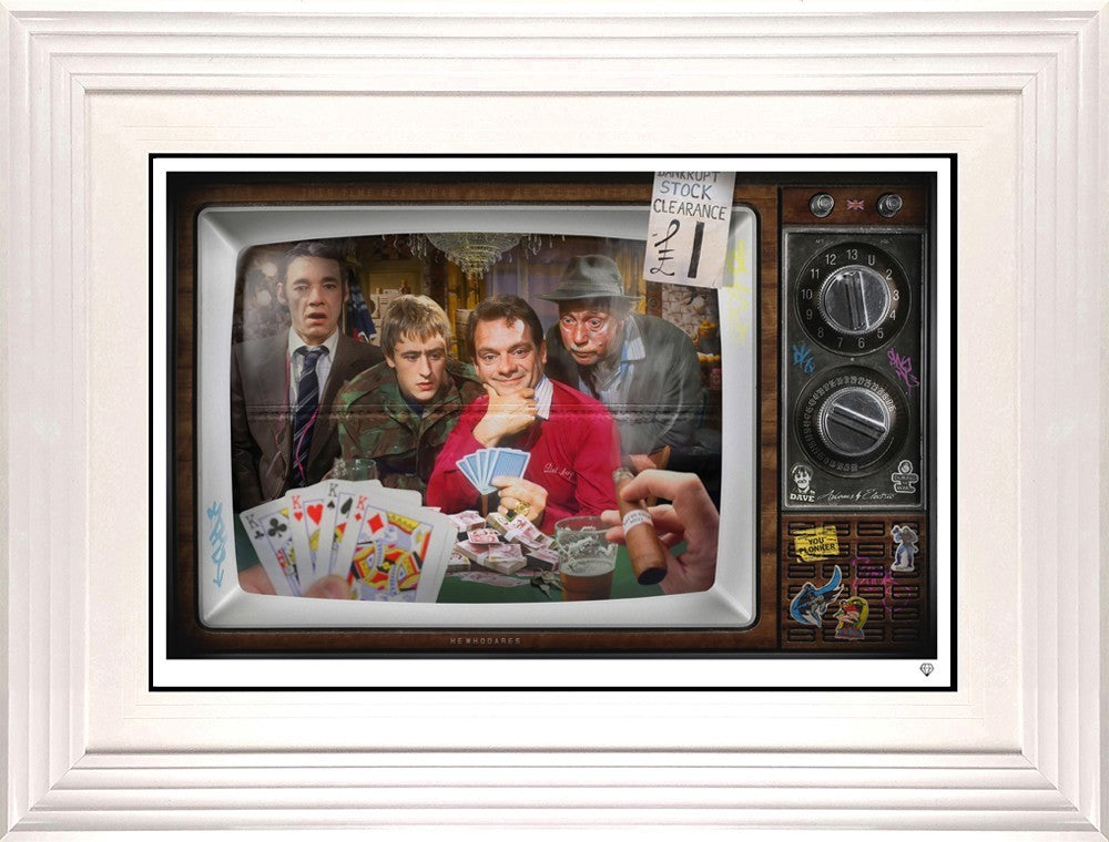 That's Not The Hand That I Dealt You Framed Signed Limited Edition Print on Paper by Artist JJ Adams