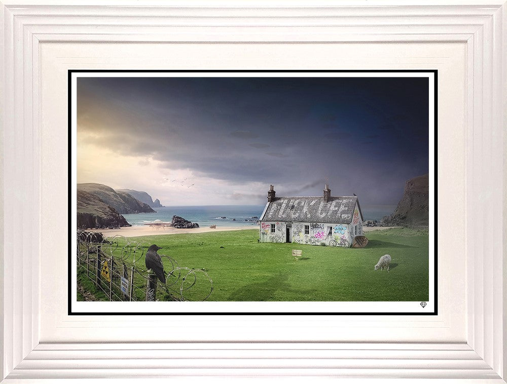 The Approaching Storm Framed Print on paper by Artist JJ Adams