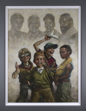 The B-Team Framed Signed Limited Edition Print on Board by Artist Craig Davison