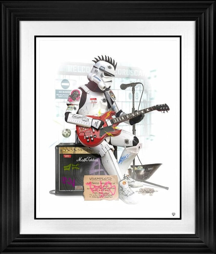 The Ballad of TK421 Framed Print on Paper by Artist JJ Adams