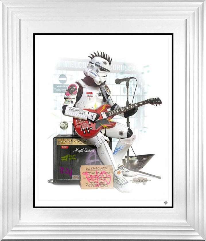 The Ballad of TK421 Framed Print on Paper by Artist JJ Adams