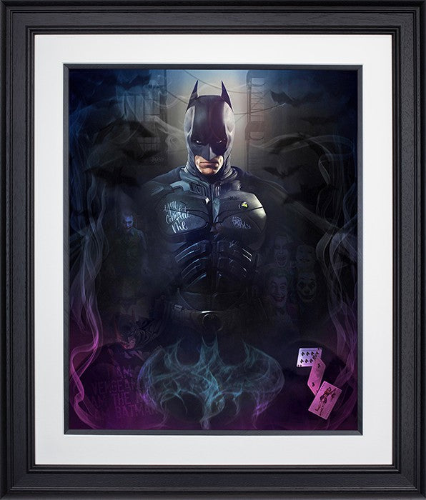 The Bat Framed Signed Limited Edition Lenticular Print on Paper by Artist JJ Adams