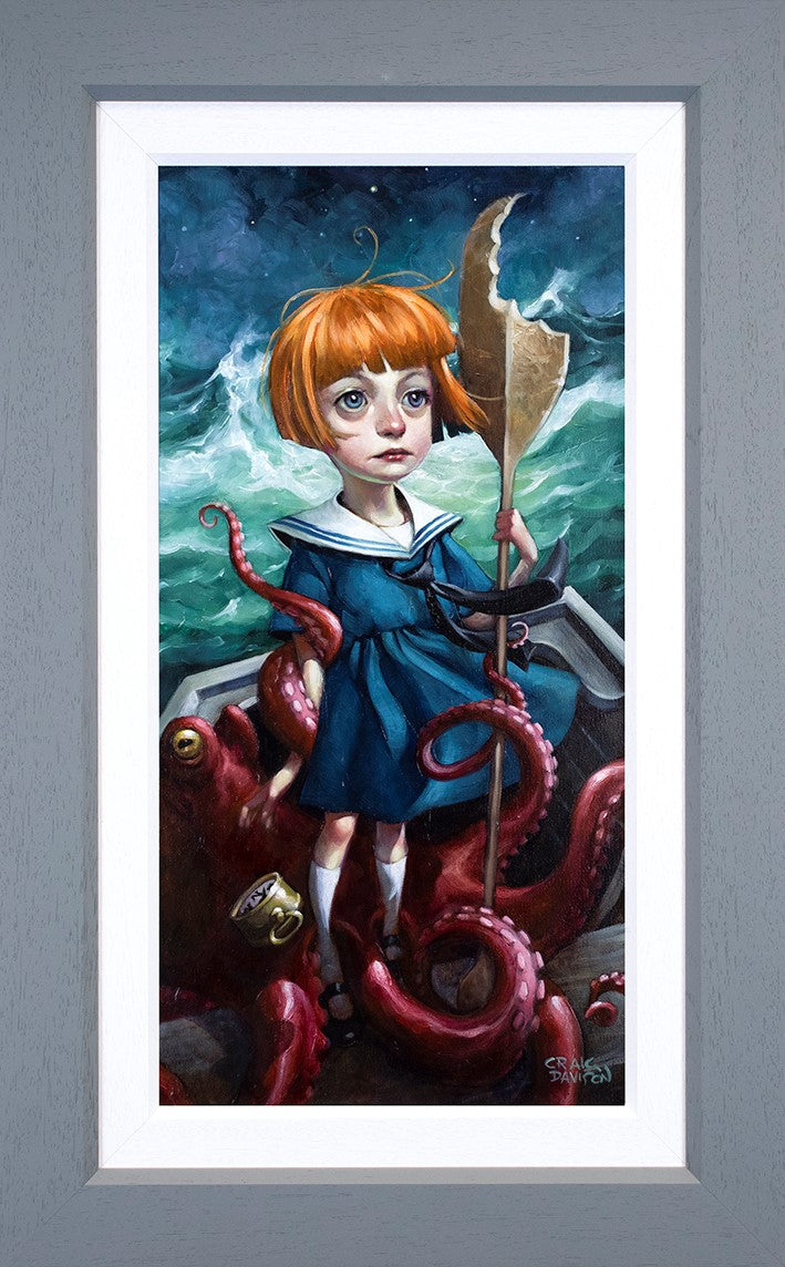 The Best Destinations Have The Hardest Journeys Framed Canvas on Board by Artist Craig Davison