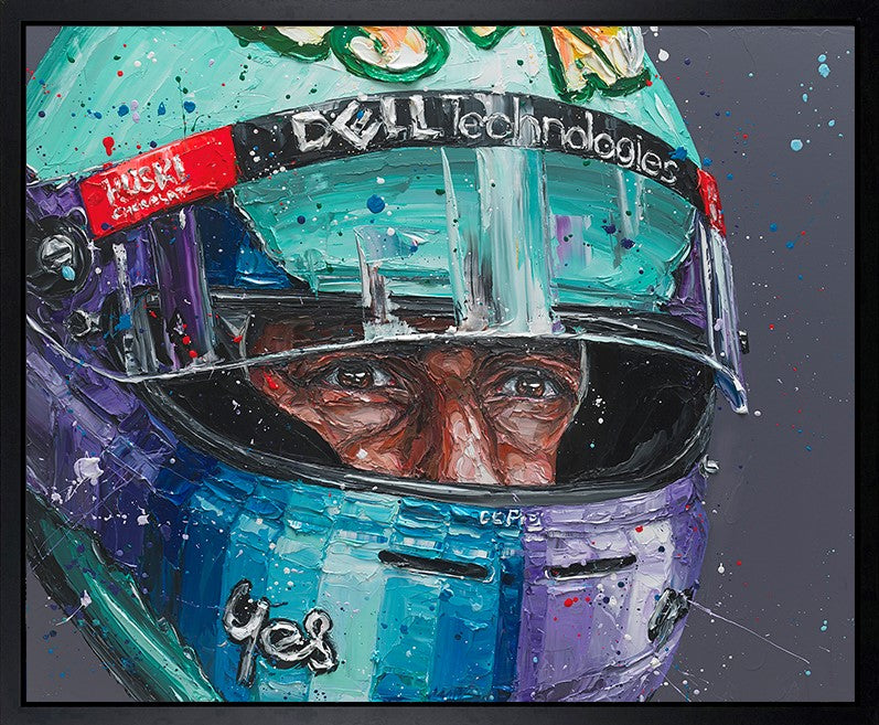 The Better Prospect - Daniel Ricciardo Framed Print on Canvas by Artist Paul Oz