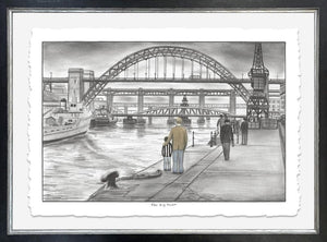 The Big River Signed Limited Edition Print on Paper by Artist Leigh Lambert