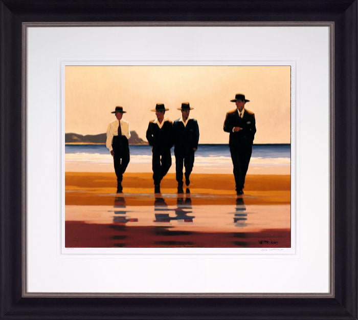 The Billy Boys Framed Print on Paper by Artist Jack Vettriano