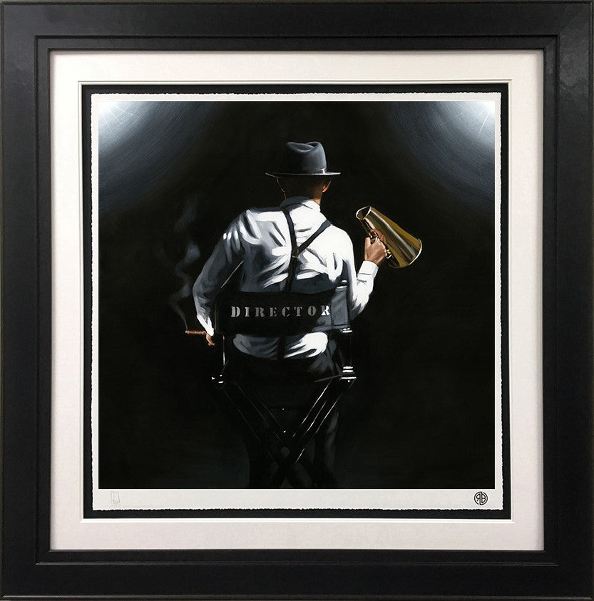 The Director Framed Print on Paper by Artist Richard Blunt