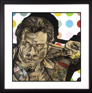 The Futuristic Detective Framed Print by Artist Chess