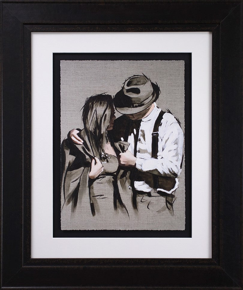 The Gentleman Framed Print on Paper by Artist Richard Blunt