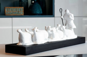 The Good Shepherd Parian Sculpture by Artist Mackenzie Thorpe 