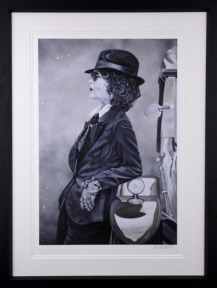 The Iron Lady Framed Print on Paper by Artist Dean Martin (The Mad Artist)