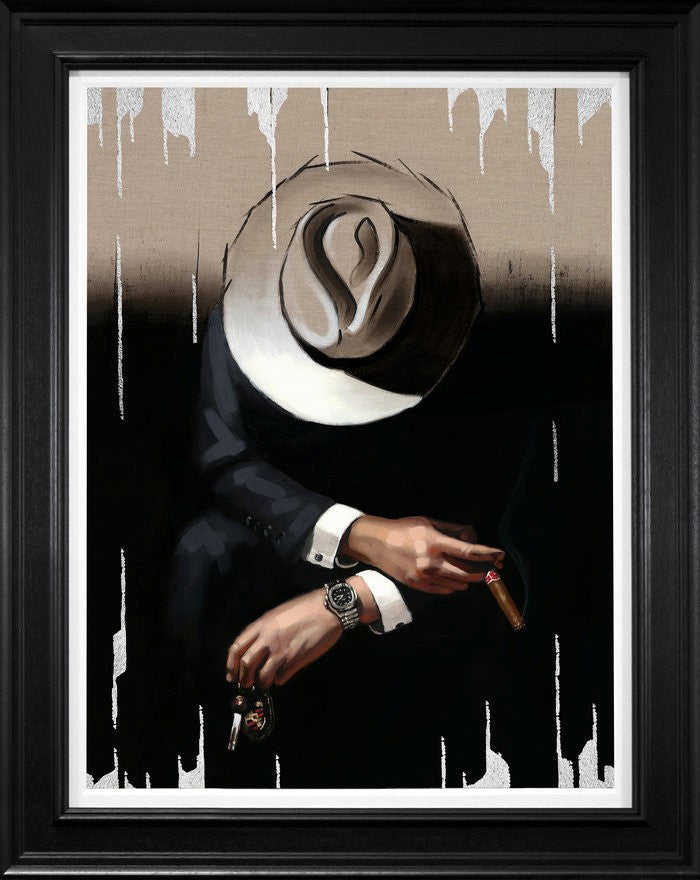 The Key To Success Framed Limited Edition Print on Board by Artist Richard Blunt