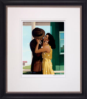 The Last Great Romantic Framed Print on Paper by Artist Jack Vettriano