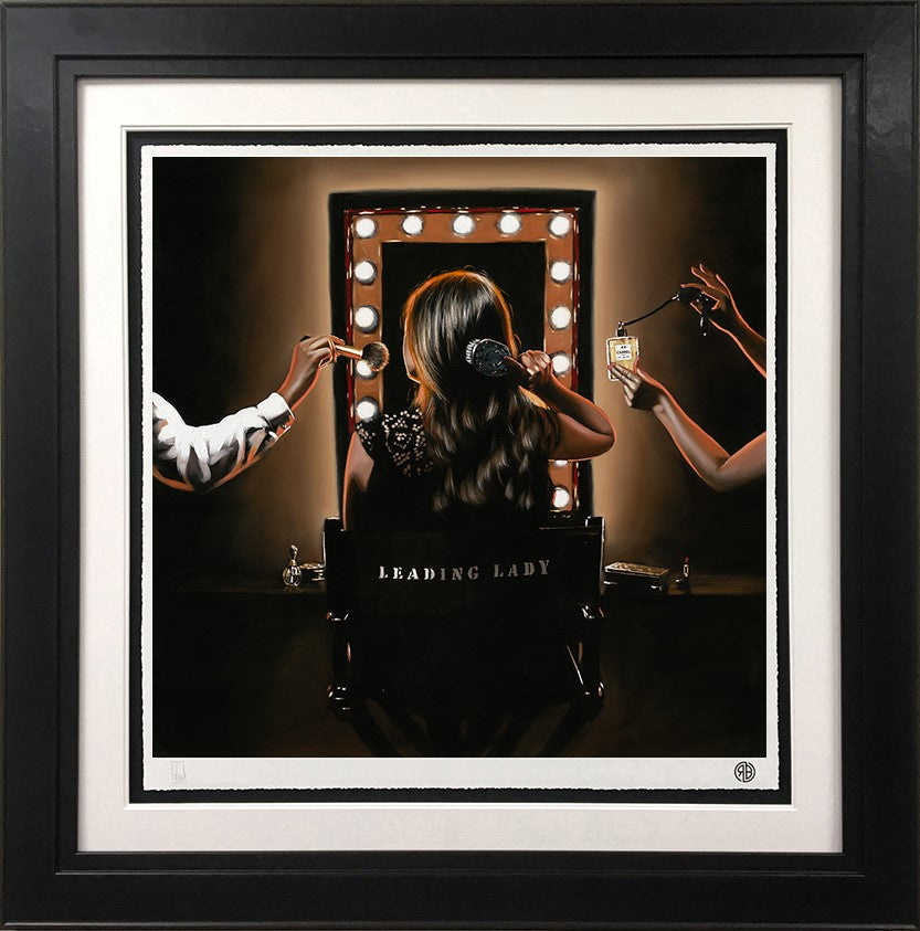 The Leading Lady Framed Print on Paper by Artist Richard Blunt