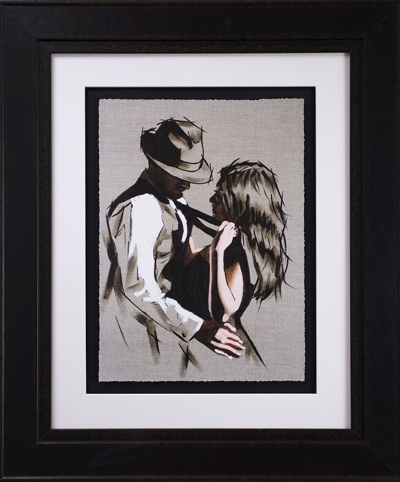 The Love Roared Louder Framed Print on Paper by Artist Richard Blunt