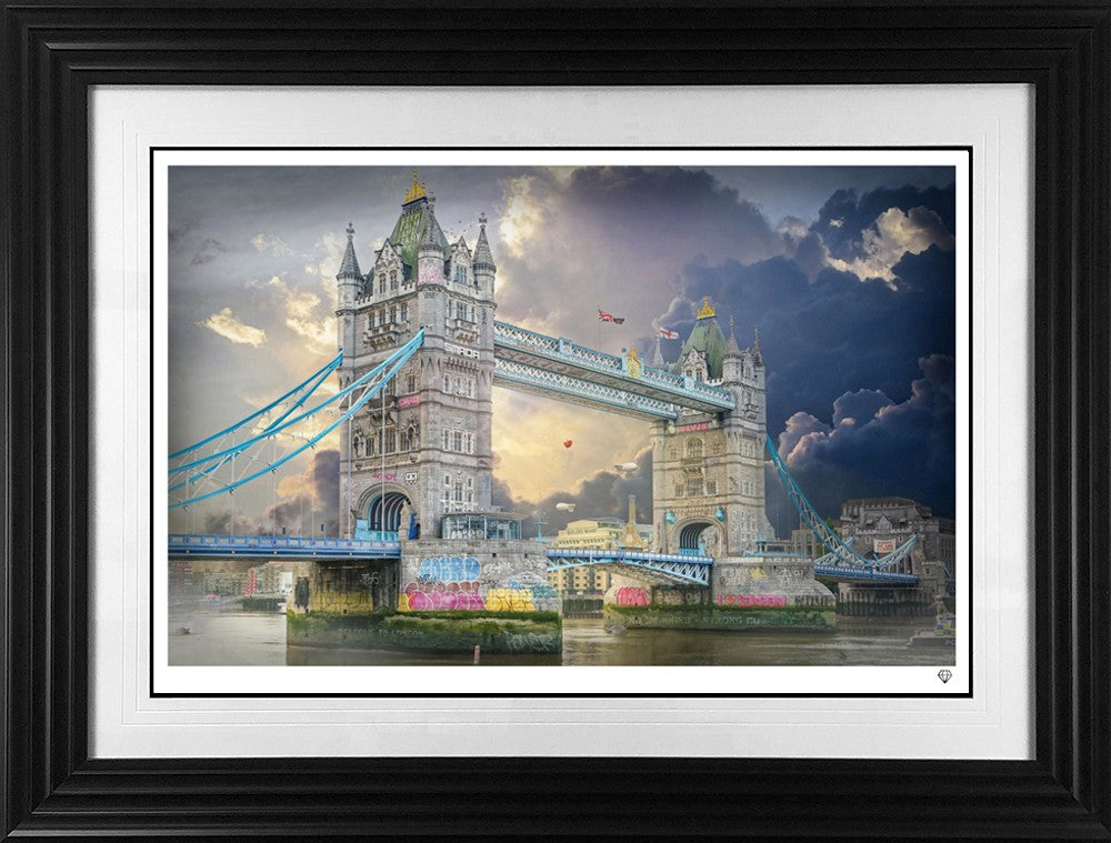 The Other Side Framed Signed Limited Edition Print on Paper by Artist JJ Adams 