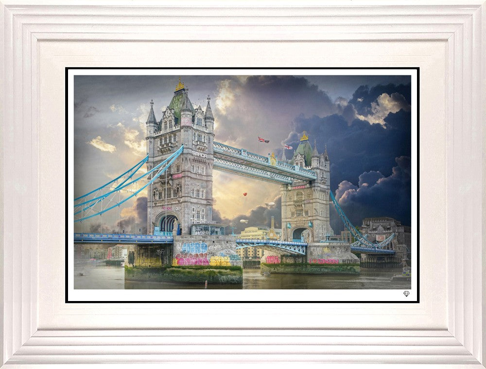 The Other Side Framed Signed Limited Edition Print on Paper by Artist JJ Adams 