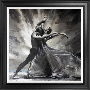 The Passion of Lovers Framed Limited Edition Print on Board by Artist Rob Hefferan