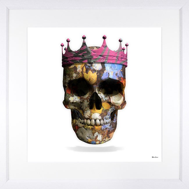 The Queen Of Mortality Framed Print on Paper by Artist Monica Vincent