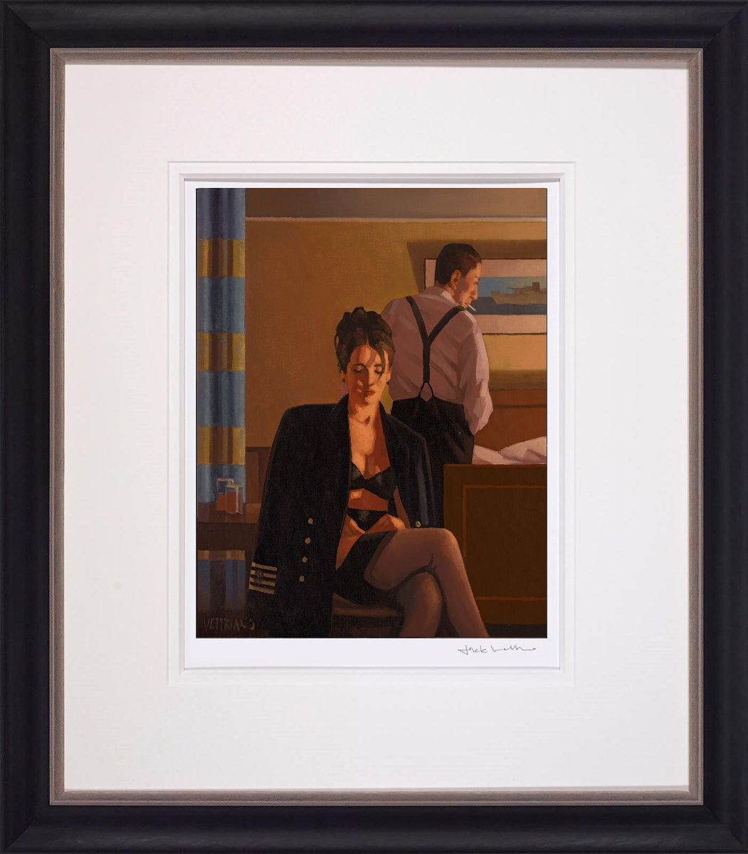 The Sailors Study Framed Limited Edition Print on Paper by Artist Jack Vettriano