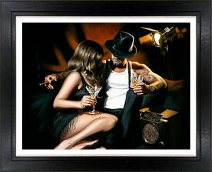 The Speakeasy Framed Hand Finished Print on Board by Artist Richard Blunt