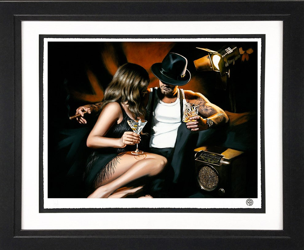 The Speakeasy Framed Print on Paper by Artist Richard Blunt