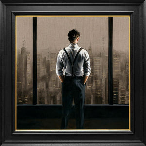 The Summit Signed Framed Limited Edition Print on Board by Artist Richard Blunt