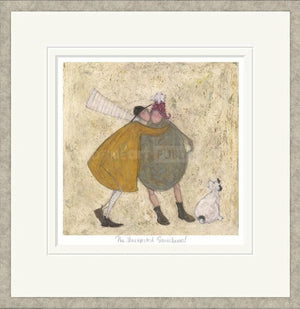 The Unexpected Smackeroo Signed Framed Limited Edition Print on Paper by Artist Sam Toft