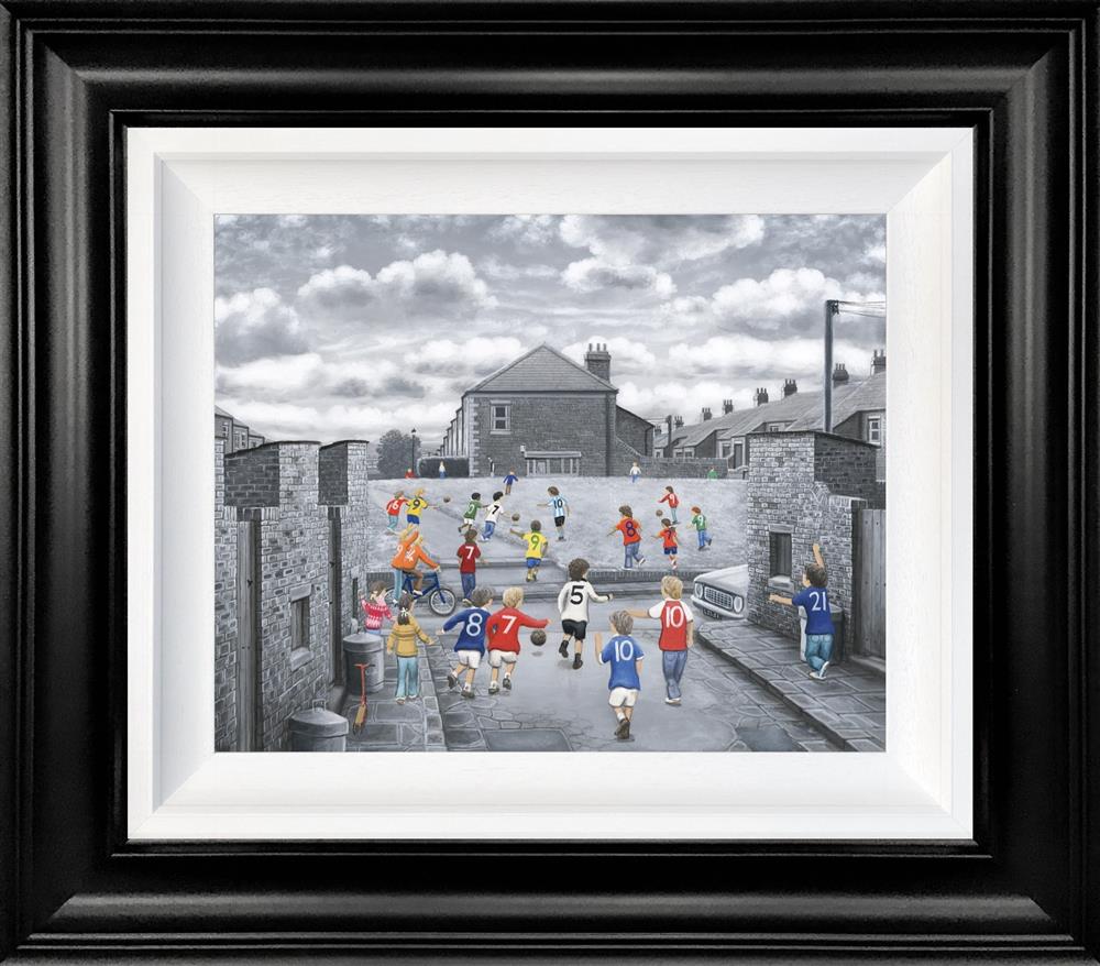 The World in Motion - Deluxe Framed Signed Limited Edition Canvas on Board by Artist Leigh Lambert