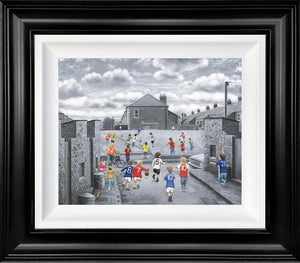 The World in Motion - Deluxe Framed Signed Limited Edition Canvas on Board by Artist Leigh Lambert
