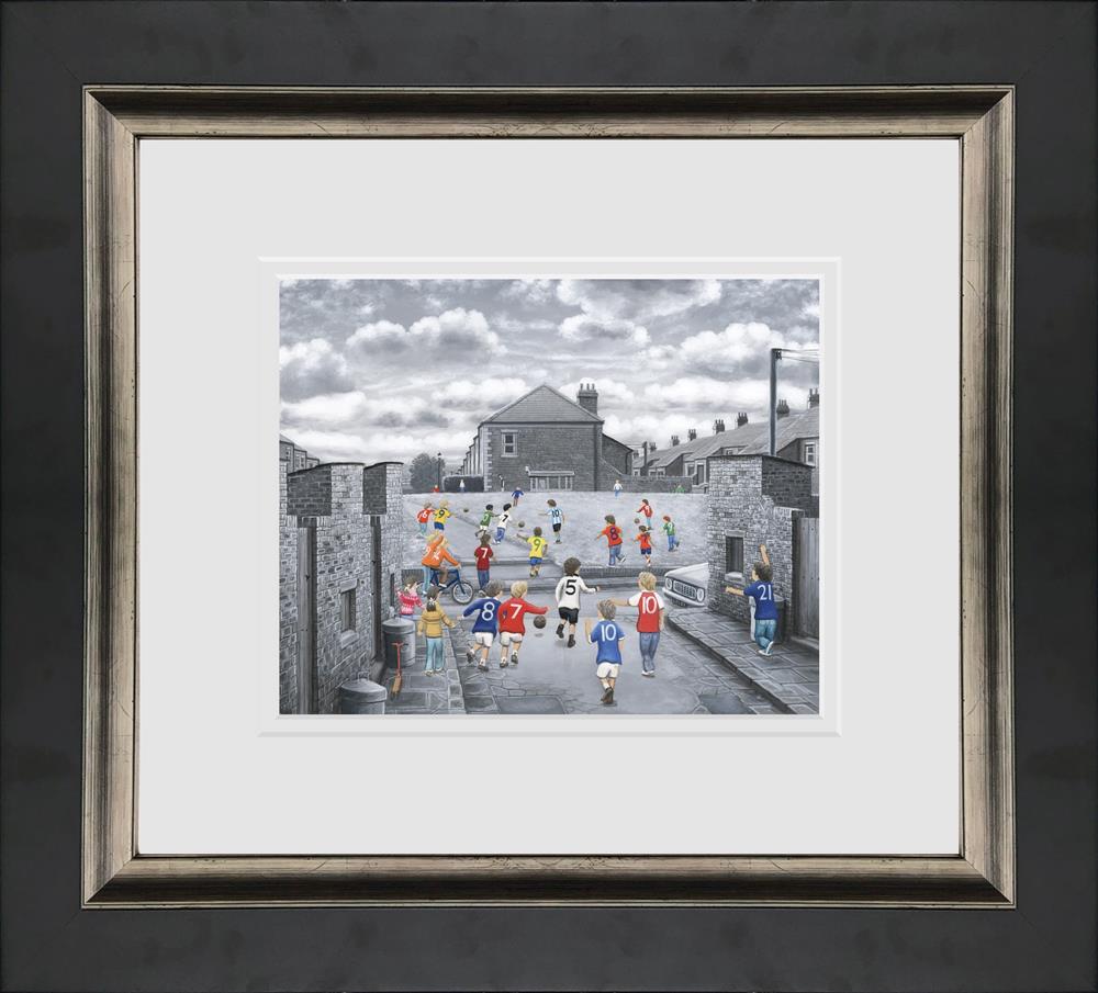The World in Motion Framed Signed Limited Edition Print by Artist Leigh Lambert