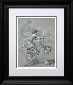 There Will Be No Escape From Zis Camp Sketch Signed Framed Limited Edition Print on Paper by Artist Craig Davison