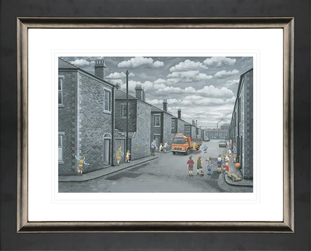 Thirsty Work Framed Print on Paper by Artist Leigh Lambert