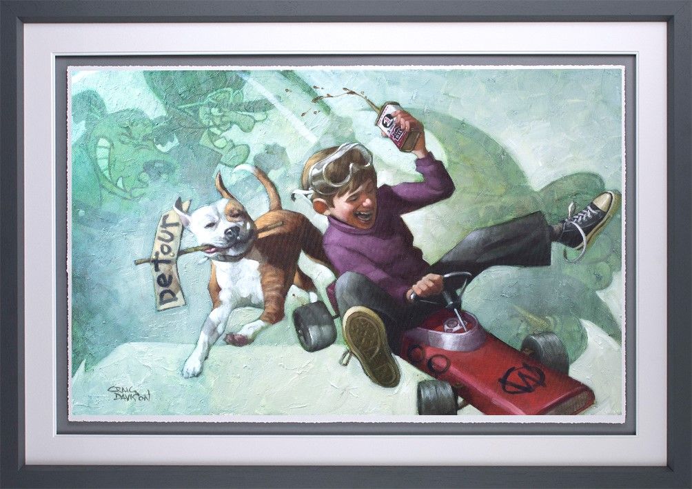 Those Double Dealing Do Badders Framed Print on Paper by Artist Craig Davison