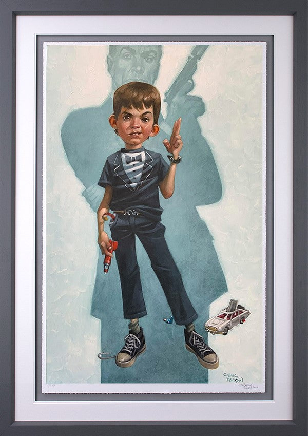 Thunder Paul Framed Print on Paper by Artist Craig Davison