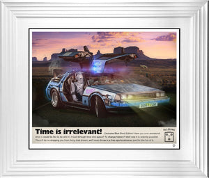 Time Lord Framed Limited Edition Print on Paper by Artist JJ Adams