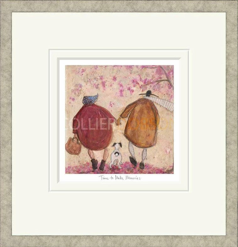 Time To Make Memories Signed Framed Limited Edition Print on Paper by Artist Sam Toft