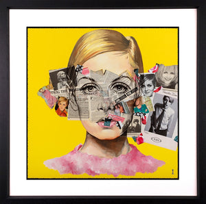 Timeless Twiggy Framed Print by Artist Chess