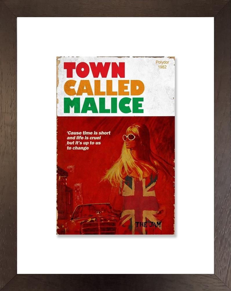 Town Called Malice Framed Print on Paper by Artist Linda Charles